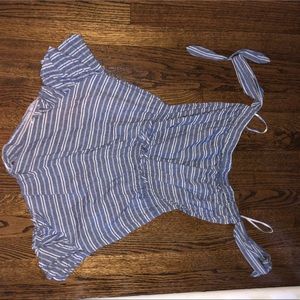 Striped romper